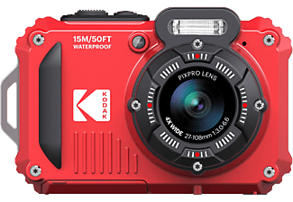 KODAK WPZ2 vízálló, porálló, ütésálló digitális fényképezőgép, piros (KO-WPZ2-RD)
