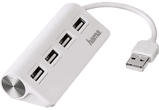 HAMA fehér 4 portos USB 2.0 HUB (12178)