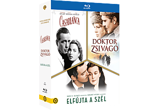 Filmklasszikusok gyűjteménye (Doktor Zsivágó, Casablanca, Elfújta a szél) (Blu-ray)