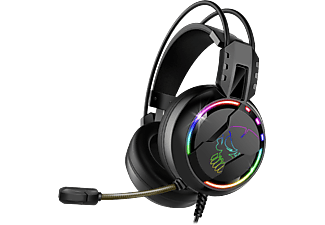 SPIRIT OF GAMER Pro-H7 fejhallgató mikrofonnal, 3,5mm jack, RGB világítás, fekete (MIC-PH7)