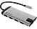 VERBATIM USB-C Multiport Hub USB 3.1 GEN 1, USB 3.0x3, HDMI, SDHC, MicroSDHC, RJ45 USB Çoklayıcı Gri