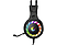 RAMPAGE G8 Loopy Usb 7.1 RGB Ledli Mikrofonlu Oyuncu Kulak Üstü Kulaklık Siyah