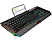 RAMPAGE KB-R105 Exhero Full RGB Ledli Outemu Blue Switch 5 Makro Tuşlu Standlı Türkçe Gaming Oyuncu Klavyesi Siyah