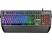 RAMPAGE KB-R62 Classy RGB Aydınlatmalı Makrolu Bileklik Destekli Gaming Oyuncu Klavyesi Siyah