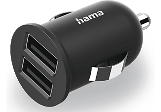 HAMA FIP Autós töltő, 2x USB-A, fekete (223351)