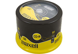 MAXELL Egyszer írható CD-R lemez, 50 db, hengeren (628523)