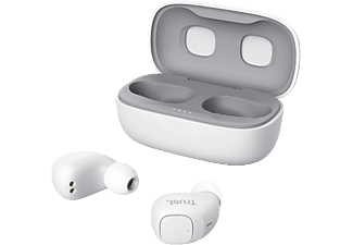 TRUST Nika kompakt vezeték nélküli TWS bluetooth fülhallgató, fehér (23904)