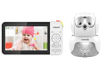 VTECH BM5550 Videós babaőr 5" színes kijelzővel, PTZ kamerával, bagoly design, hőmérséklet kijelzés