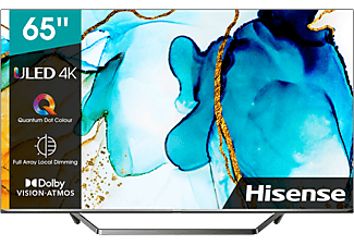 HISENSE 65U7QF 65"  4K UHD VIDAA Smart Quantum ULED televízió, 163 cm
