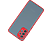 CASE AND PRO Samsung S22 Plus műanyag tok, piros-fekete (CEL-MATT-S22P-RBK)