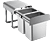 EKOTECH Beépíthető hulladékgyűjtő/kuka EKKO 40 2x16 liter