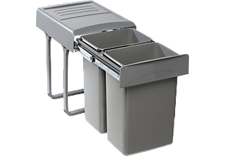 EKOTECH Beépíthető hulladékgyűjtő/kuka MEGA 40 2x20 liter lágyan záródó