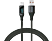 SAVIO USB-A / USB Type-C prémium összekötő kábel kijelzővel, USB 2.0, 1 méter (CL-172)