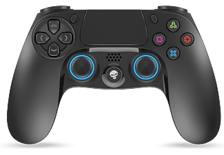 SPIRIT OF GAMER PGP vezeték nélküli kontroller, PS4 kompatibilis, Bluetooth, fekete-kék (SOG-BTGP41)
