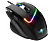 SPIRIT OF GAMER PRO-M3 RGB optikai egér + egérpad, 7200DPI, 8 gomb, RGB, fekete (S-PM3RGB)