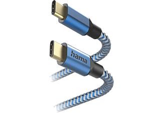 HAMA FIC E3 USB Type-C adatkábel, 1,5 méter, kék (201557)
