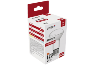 AVIDE LED R63 izzó 8W E27 806lm WW 3000K meleg fehér ABR63WW 8W