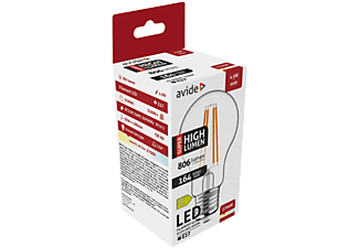 AVIDE LED Filament A60 Globe gömb izzó, Super High Lumen 4.9W, E27, 806lm, WW 2700K (ABLFG27WW-4.9W-SHL)