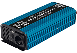 SAL SAI 1000TS feszültségátalakító 12V-230V, 1000W, tiszta szinusz, USB