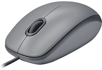LOGITECH M110 Sessiz Tam Boyutlu Kablolu USB-A Bağlantılı Optik Mouse - Gri