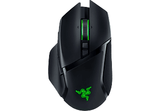 RAZER Basilisk V3 Pro vezeték nélküli optikai egér, Bluetooth + USB, RGB, fekete (RZ01-04620100-R3G1)