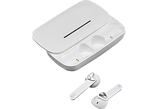 ISY ITW-2000-1-WT TWS vezetéknélküli fülhallgató mikrofonnal, fehér (2V218665)