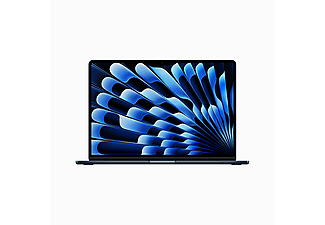 APPLE MacBook Air 2023 15,3" Liquid Retina éjfekete Apple M2(8C/10C)/8GB/256GB (mqkw3mg/a)