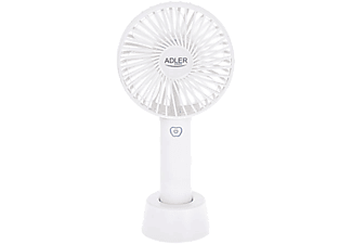 ADLER AD7331W Hordozható mini ventilátor, 4,5 W, fehér