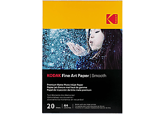 KODAK Fine Art fotópapír, Smooth 230g, A4, 20 db (KO-9891092)