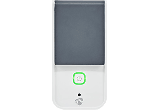 NEDIS SmartLife Wi-Fi-s okos kültéri konnektor, fogyasztás mérővel, fehér-szürke