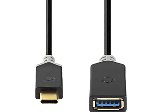 NEDIS USB-C adapter, USB 3.2 Gen 1, USB Type-C / USB-A aljzat (CCBW61710AT015)