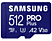 SAMSUNG Pro Plus microSDXC memóriakártya + USB kártyaolvasó, 512GB, Class10, V30, U3 (MB-MD512SB/WW)