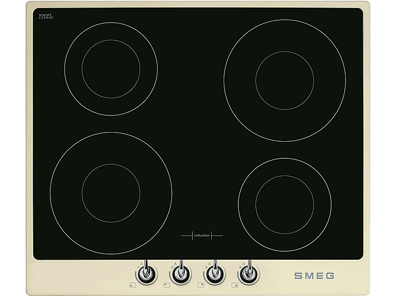 SMEG SI964PM VICTORIA Creme Induktionskochfeld 596 Mm Breit 4