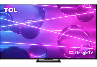 TCL 55C745GTV 55 inç 139 Ekran Uydu Alıcılı Smart 4K UHD QLED Google TV Siyah