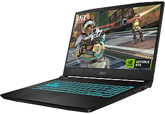 MSI Bravo 15 9S7-158N11-052 Gamer laptop (15,6" FHD/Ryzen7/16GB/512 GB SSD/RTX4050 6GB/NoOS)