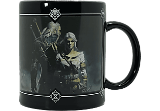 The Witcher 3 - Geralt & Ciri hőre változó bögre