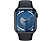 APPLE Watch Series 9 GPS, 41mm, éjfekete alumíniumtok, éjfekete sportszíj, M/L (MR8X3QH/A)
