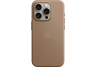 APPLE iPhone 15 Pro MagSafe rögzítésű FineWoven szövettok, vakondszürke (MT4J3ZM/A)
