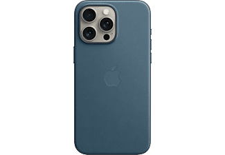 APPLE iPhone 15 Pro Max MagSafe rögzítésű FineWoven szövettok, óceánkék (MT4Y3ZM/A)