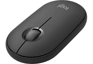 LOGITECH Pebble Mouse 2 M350s vezeték nélküli optikai egér, Bluetooth, grafitszürke (910-007015)