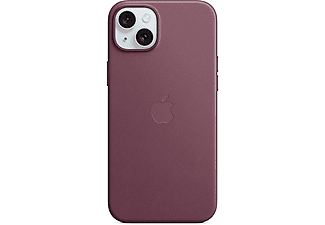 APPLE iPhone 15 Plus MagSafe Mikro Dokuma Telefon Kılıfı Karadut