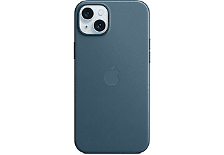 APPLE iPhone 15 Plus MagSafe Mikro Dokuma Telefon Kılıfı Pasifik