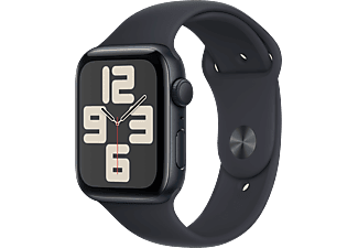 APPLE Watch SE 2023 GPS MRE73TU/A  44 mm Gece Yarısı Alüminyum Kasa ve Gece Yarısı Spor Kordon - S/M