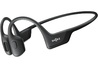 SHOKZ OpenRun PRO csontvezetéses, vezeték nélküli sport fülhallgató mikrofonnal, fekete (S810BK)