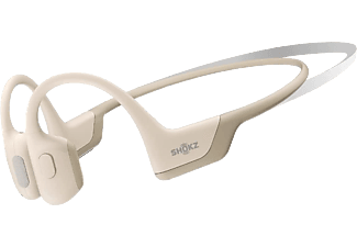 SHOKZ OpenRun PRO mini csontvezetéses, vezeték nélküli sport fülhallgató mikrofonnal, bézs (S811-MN-BG)