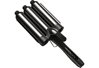 REVAMP WV-2500 Progloss Jumbo Waver Tripla hengeres kerámia hajgöndörítő, fekete, max 210°C