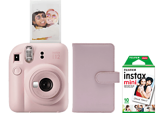 FUJIFILM INSTAX MINI 12 Blossom pink fényképezőgép csomag (Kamera+Film 2X10 Kép+Album)