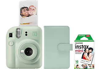 FUJIFILM INSTAX MINI 12 Mint Green fényképezőgép csomag (Kamera+Film 2X10 Kép+Album)