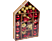 FAMILY CHRISTMAS Karácsonyfadísz szett, piros / arany, 3-8 cm, 36 db / szett (58779B)