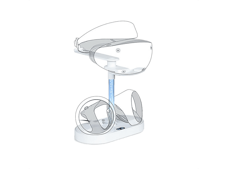 Soporte Nacon PS5VR2CHARGESTAND Base y estación de carga Blanco